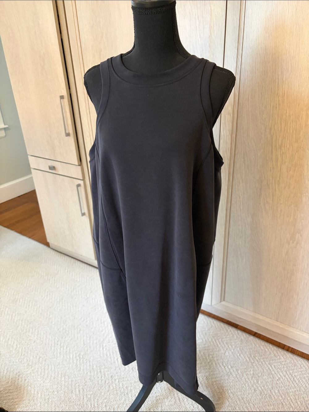 lululemon athletica Black Sleeveless Shift Dress